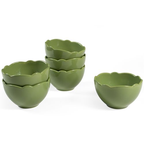 CONJUNTO C/ 6 CUMBUCAS CERCA VIVA VERDE SECO - COLEÇÃO ERVAS 535 ml