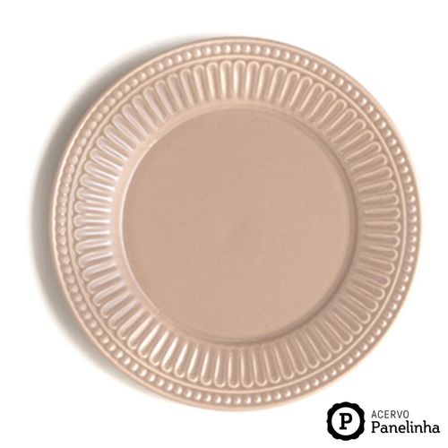 Conjunto com 6 Pratos Raso Pérgamo Especiarias Noz-Moscada Ø26,5cm - por Rita Lobo