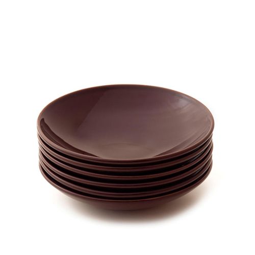 Conjunto com 6 Pratos Fundo Coup Especiarias Pimenta do Reino Ø21cm - por Rita Lobo