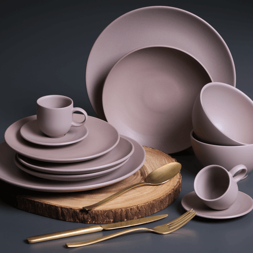 Conjunto com 6 Pratos Fundo Coup Stoneware Mahogany Ø20,3cm 600ml