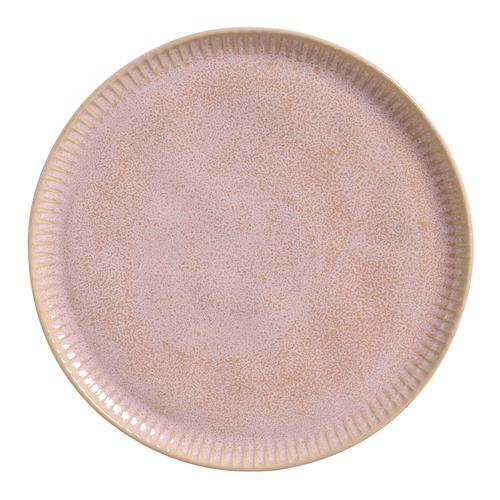 Conjunto com 6 Pratos Raso Linhas Litchi Ø27,5cm