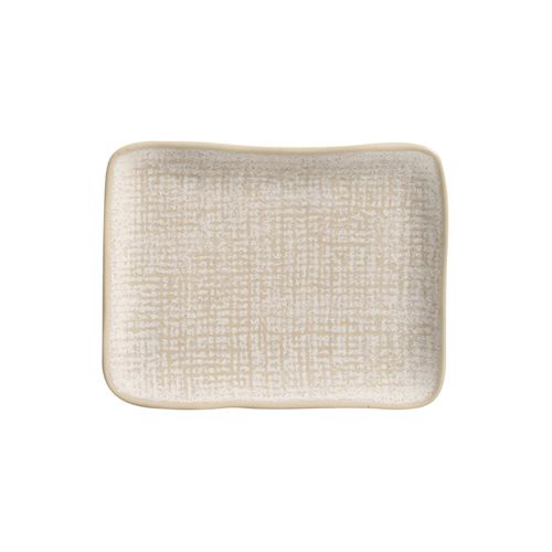 Conjunto com 4 Travessas Retangular Pequena Juta Latte 18x14cm