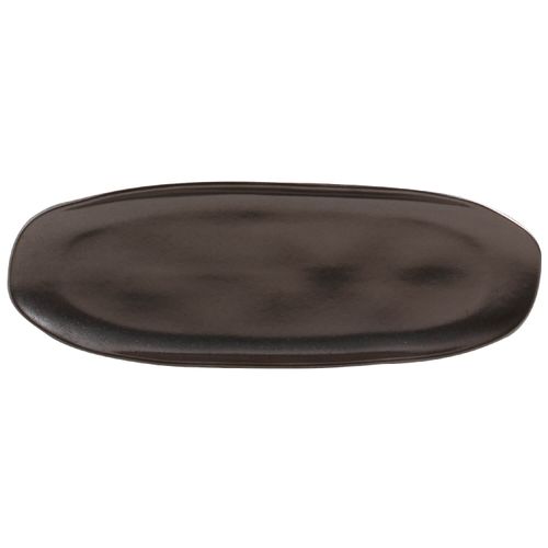 Conjunto com 4 Travessas Oval Rasa Grande Orgânico Metallica 36x13cm