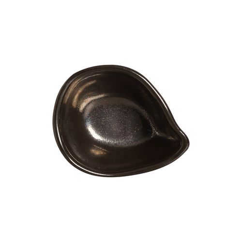 Conjunto com 6 Molheiras Oval Orgânico Metallica 7,2x5,7x3,5cm 40ml