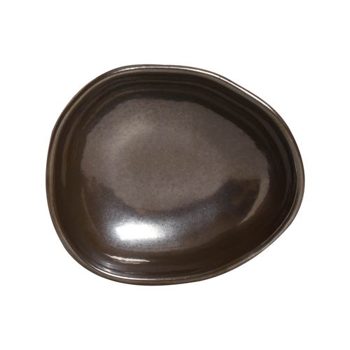 Conjunto com 6 Cumbucas Oval Orgânico Metallica 14,5x12x4,9cm 265ml