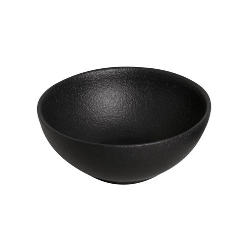 Conjunto com 6 Cumbuca Coup Stoneware Preto Matte Ø13,5x5,5cm 360ml