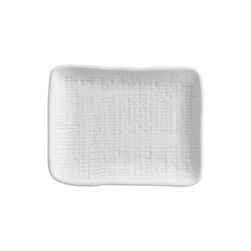 Conjunto com 4 Travessas Retangular Pequena Juta New White 18x14cm