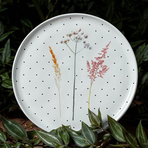 Conjunto com 6 Pratos Raso Bio Floralis Ø27,5cm