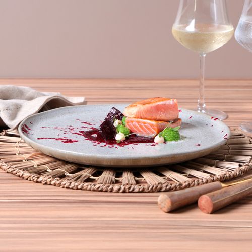 Conjunto com 6 Pratos Raso Bio Vanilla Ø29cm