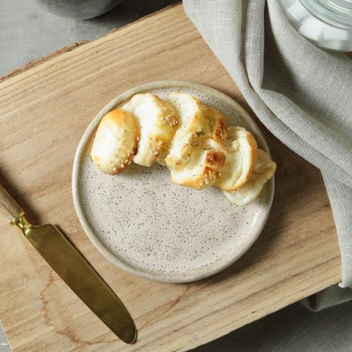 Conjunto com 6 Pratos de Pão Bio Vanilla Ø15,5x1,6cm
