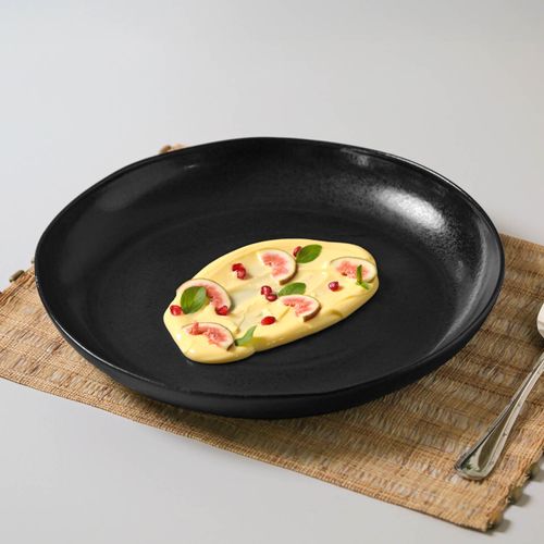Travessas Redonda Grande Orgânico Stoneware Eclipse Ø36cm
