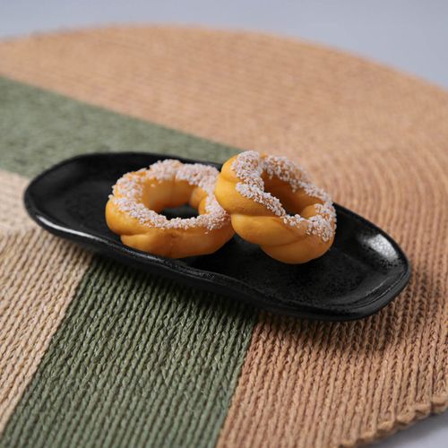 Conjunto com 4 Travessas Oval Rasa Mini Orgânico Eclipse 16,5x8cm