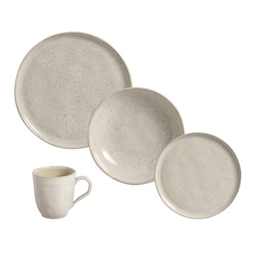 Aparelho de Jantar 16 Peças Bio Vanilla