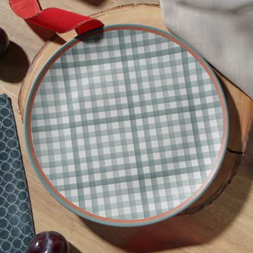 Conjunto com 6 Pratos Raso Coup Stoneware Tempo de Festa Ø26cm