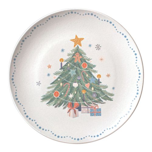 Conjunto com 6 Pratos Raso Coup Stoneware Doce Magia Ø26cm