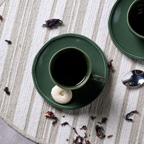 Conjunto com 12 Xícaras de Chá com Pires Daily Calm 170ml