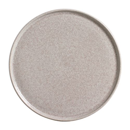 Conjunto com 12 Pratos Raso Basic Sandy Ø25cm