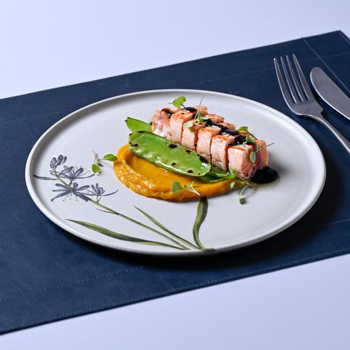 Conjunto com 12 Pratos Raso Basic Relax Ø25cm