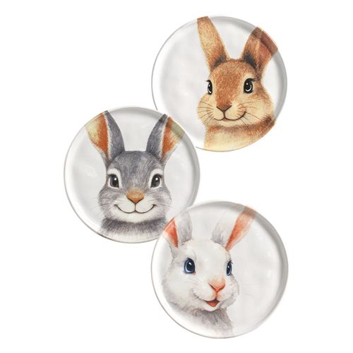 Conjunto com 6 Pratos de Sobremesa Bio Sorrisos de Páscoa Ø 21,5 cm