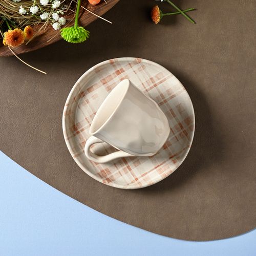 Conjunto com 6 Xícaras De Café com 6 Pires Bio Sweet Road 120ml