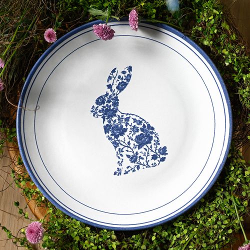 Conjunto com 6 Pratos Raso Coup Stoneware Toile Ø26cm