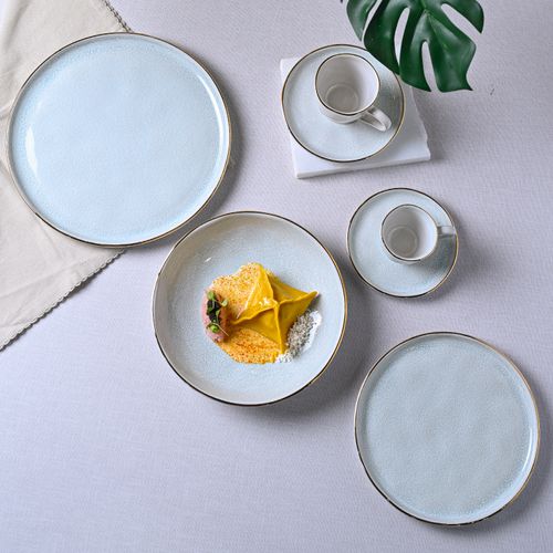 Conjunto com 6 Pratos Fundo Bio Ceu Gold  Ø22,5cm 830ml