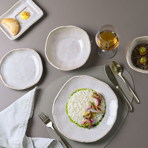 Conjunto com 6 Xícaras De Chá com 6 Pires Bio Arenito 170ml